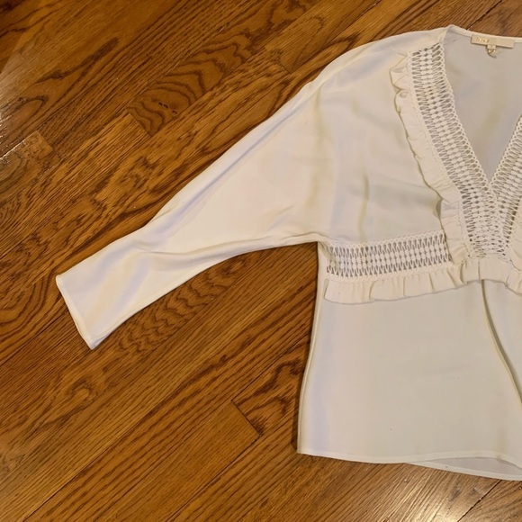 Maje White Long Sleeve Top Size 1/Small - Picture 2 of 8